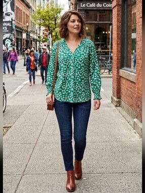 Rose & Thyme Rayon blouse size M